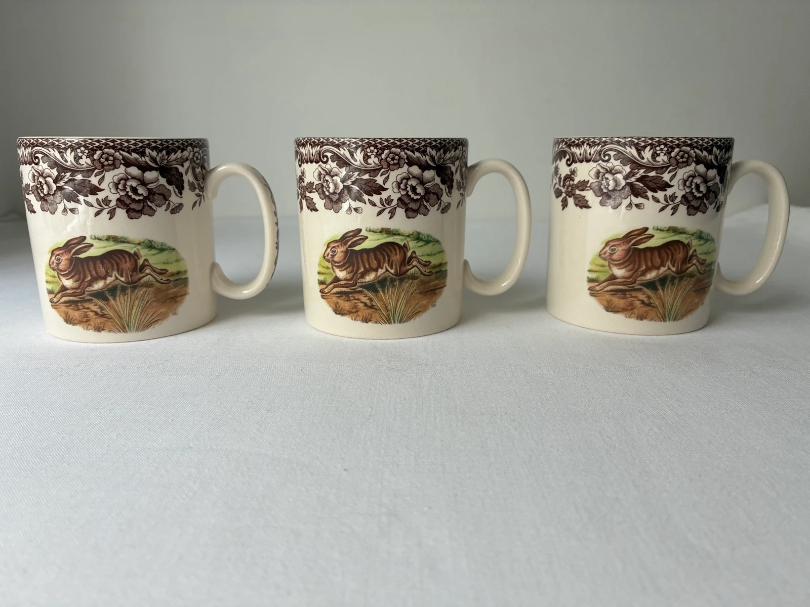 Set of 3 Spode Woodland Rabbit Mugs – photo 5